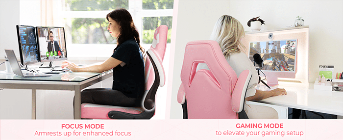 Comfort: Pink Gaming Chair